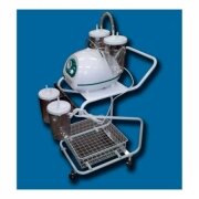 Отсасыватель ЭЛЕМА-Н АМ2М (ОХИП-1-01) на тележке с шиной на общий объем банок 10 л